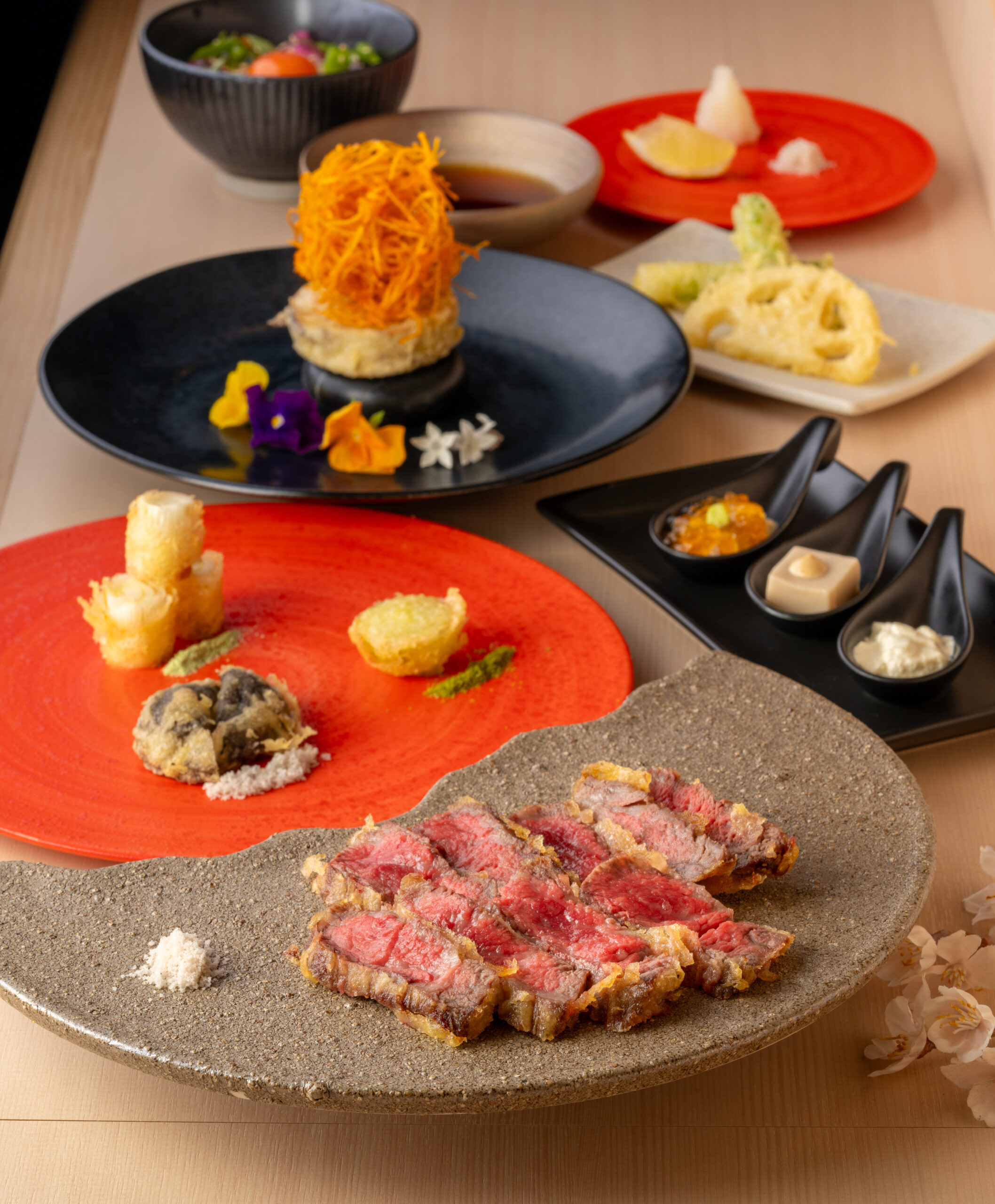 Announcement of the Release of the Wagyu Sirloin and Vegetable Tempura Course